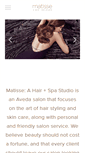 Mobile Screenshot of matissehairstudio.com